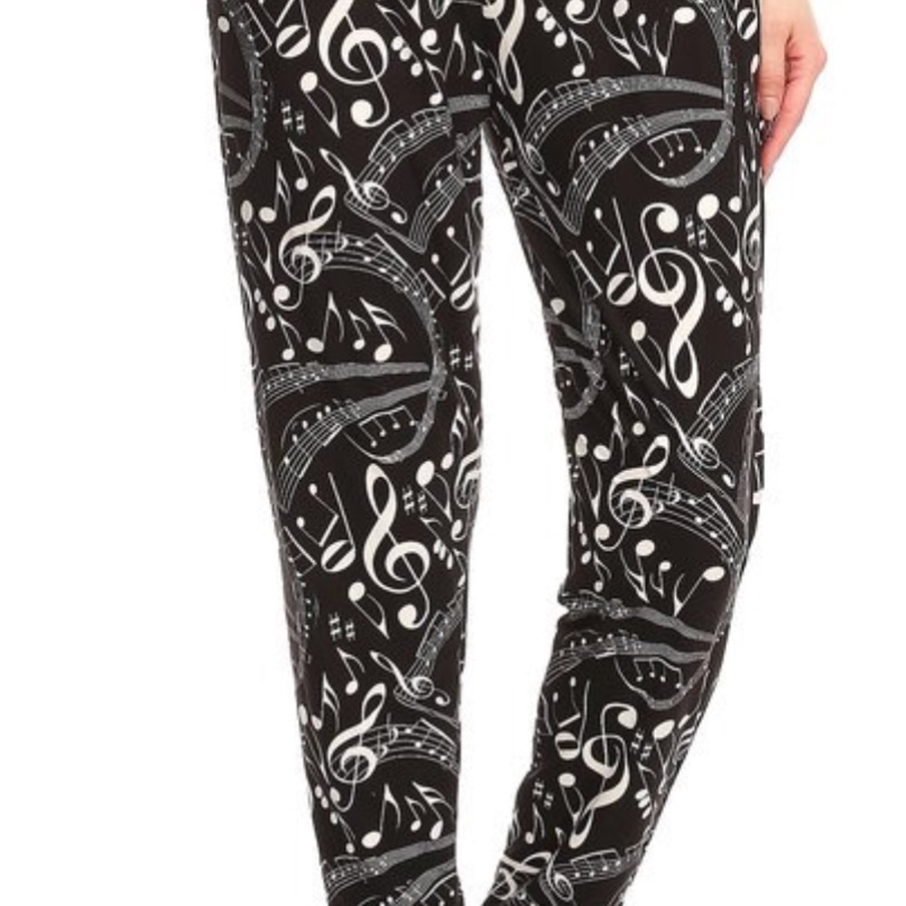🎼 Music Note Soft Joggers Comfortable Pants 🎶 - Picture 2 of 2